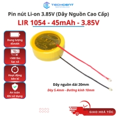 Pin Li-ion LIR 3.85V Có Dây (1040 1045 1054 1154)