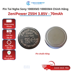 Pin Thay Tai Nghe Sony 1000XM3 / 1000XM4 - ZeniPower Z55H 3.85V Chính Hãng