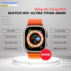 Đồng Hồ Thông Minh H11+ Ultra 49mm Bản Đặc Biệt 2023 (Apple Watch Ultra 49mm Titan)