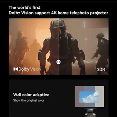 Máy chiếu Xgimi RS Pro 3 – Máy chiếu thông minh độ phân giải 4K, độ sáng cao, hỗ trợ Dolby Vision