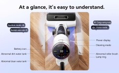 Máy lau nhà & hút bụi INXNI Z3 Pro - 3 trong 1, tự sấy giẻ, diệt khuẩn