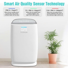 Máy lọc không khí HIMOX H04 – lõi HEPA & Carbon khử mùi, lọc bụi mịn