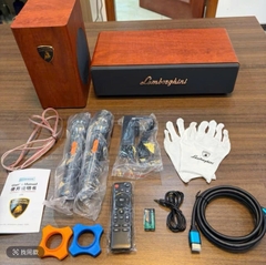 Loa Karaoke AI Lamborghini TOPI M9 60W, 2 Micro Không Dây, Android, Bluetooth, Loa Karaoke Mini Di Động