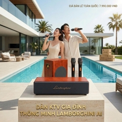 Loa Karaoke AI Lamborghini TOPI M9 60W, 2 Micro Không Dây, Android, Bluetooth, Loa Karaoke Mini Di Động
