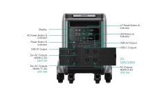 Trạm sạc Zendure SuperBase V4600 4.608Wh - 3800W Pin LiFePO4 Kết Nối App