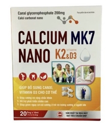 CALCIUM NANO MK7 K2-D3 Tradi h/20ống