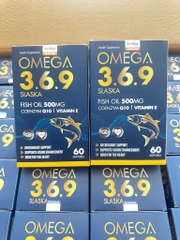 OMEGA 369 SLASKA CÁ XANH chai thủy tinh 60v