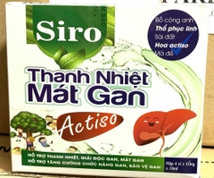 SIRO THANH NHIỆT MÁT GAN ACTISO ống