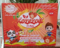 NƯỚC ĐIỆN GIẢI KOZEZOLL DÂU lốc/6ch