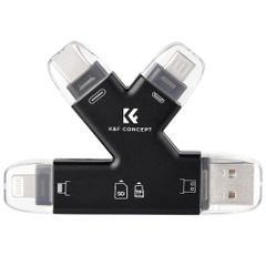 Đầu đọc thẻ nhớ K&F Concept SD Card Reader không lưu trữ thẻ nhớ
