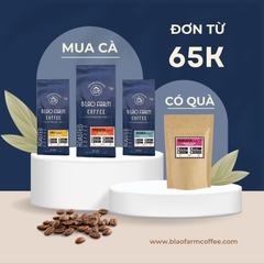 Cà phê rang xay nguyên chất Blend 90% Robusta và 10% Arabica B'lao Farm rang mộc ,gu hiện đại,không hương liệu và chất bảo quản B91