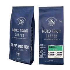 Cà Phê Blend 10-90 Rang Mộc Nguyên Chất B'LAO FARM Túi Giấy