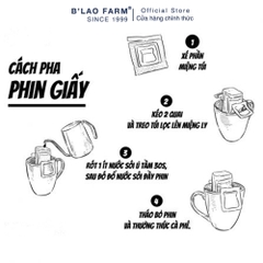 Phin Giấy Pha Cà Phê Tiện Lợi B'Lao Farm - Phin Cà Phê Du Lịch - Phin Giấy Sài 1 Lần