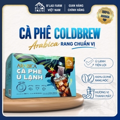 Cà phê ủ lạnh Cold Brew B'Lao Farm 100% Arabica Cầu Đất - Túi lọc tiện lợi, chua thanh, đắng nhẹ, thơm, ngọt hậu