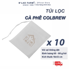 COMBO 10 túi lọc ủ lạnh cà phê coldbrew B'Lao Farm