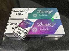 Thuốc lá Davidoff Evolve Purple Mist và thuốc lá Davidoff Evolve Polar Mist