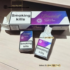 Thuốc lá Davidoff Evolve Purple Mist và thuốc lá Davidoff Evolve Polar Mist