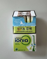 Thuốc lá Raison Ionic Aqua Green 0.1 + Raison Ionic Island Pink 0.1
