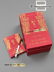 Thuốc lá Hoà Thiên Hạ Đỏ Hộp Gỗ