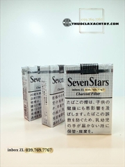 Thuốc lá Seven Star Trắng Nhật Bản 14mg Gói Giấy Mềm