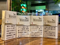 Thuốc lá Winston Caster Nhật Bản Số 1 3 5 7