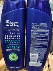 Màu Cam- Dầu gội head thuốc Mỹ Đặc trị gàu