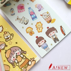 Sổ sticker 24 tờ / Hình dán nhiều mẫu