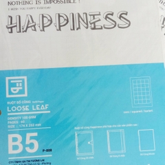 Ruột sổ còng Happiness - Refill Page - B5