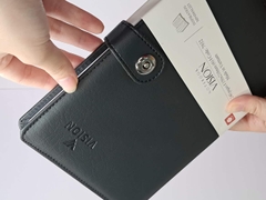 Sổ da 240tr vison có khuy bấm 7932
