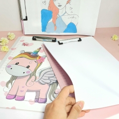 Bìa kẹp tài liệu hình cute / Bìa kẹp hồ sơ giấy A4 hạo tiết dễ thương