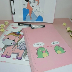 Bìa kẹp tài liệu hình cute / Bìa kẹp hồ sơ giấy A4 hạo tiết dễ thương