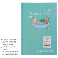 TẬP HAPPY DAY FUTURE BOOK A4 / MC 488 / KẺ NGANG / MÃ SỐ 464887