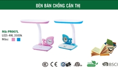 Đèn học để bàn có đồng hồ báo thức