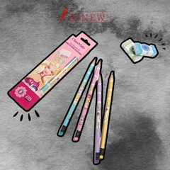 Hộp bút chì gỗ 2B hình búp bê Barbie PC01-PR