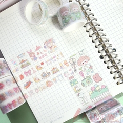 Băng Dính Washi Tape/ Băng keo giấy Nhật Bản