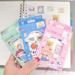 Sticker tem/ Tem dán có hình dễ thương / 72 hình tem dán