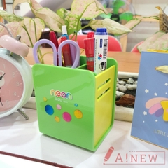 Hộp cắm bút nhựa 4 ngăn / Neon Deli H851