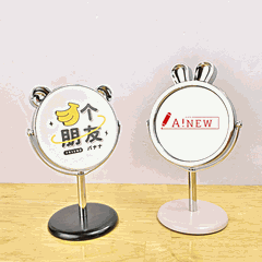 Gương trang điểm mini dễ thương Cosmetic Mirror / Gương mini để bàn / Gương 1 mặt hình gấu, thỏ / Gương GB/T23148-2008 / mã số 498404