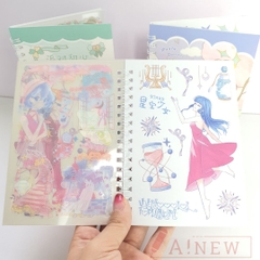 Sổ Sticker giấy, STicker trong suốt, Sổ ghi chép