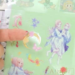 Sổ Sticker giấy, STicker trong suốt, Sổ ghi chép