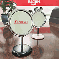 Gương trang điểm mini dễ thương Cosmetic Mirror / Gương mini để bàn / Gương 1 mặt hình gấu, thỏ / Gương GB/T23148-2008 / mã số 498404