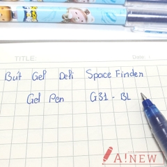 BÚT GEL DELI SPACE FINDER/ GEL PEN G31-BL/ MÃ SỐ 8555