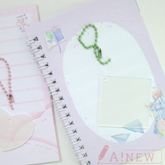 Sổ Sticker giấy, STicker trong suốt, Sổ ghi chép