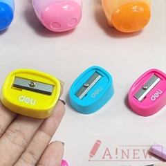 GỌT BÚT CHÌ DELI MINI MỘT ĐẦU CHUỐT