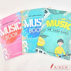 Vở chép nhạc Futurebook / Book Music / 44 trang / CN-208 / mã số 62081