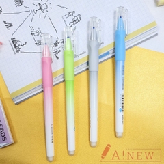 BÚT GEL XÓA ĐƯỢC DELI A660 / NGÒI 0.5MM / MỰC XANH / MÃ SỐ 9081