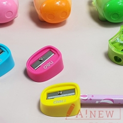 GỌT BÚT CHÌ DELI MINI MỘT ĐẦU CHUỐT