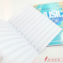 Vở chép nhạc Futurebook / Book Music / 44 trang / CN-208 / mã số 62081