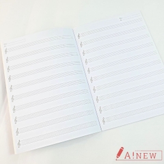 Vở chép nhạc Futurebook / Book Music / 44 trang / CN-208 / mã số 62081