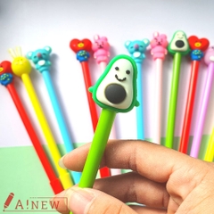Bút Mực Gel Ngòi Xanh Dể Thương-Bút Gel Mực hình Thú